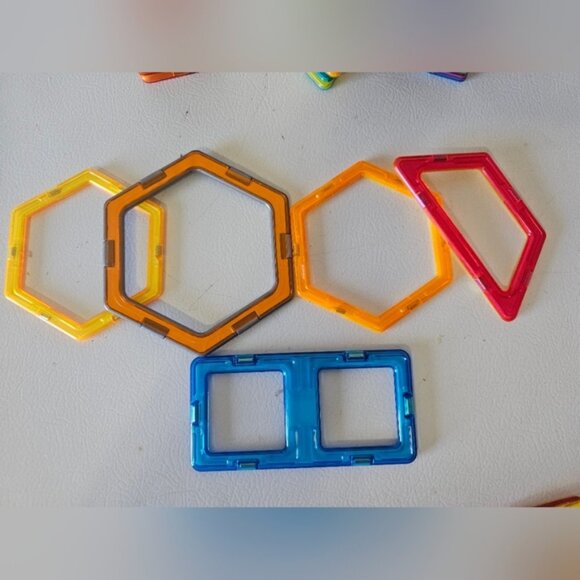 Magforners Magnetic Building Blocks Set Of 55 Multicolor - Picture 2 of 5